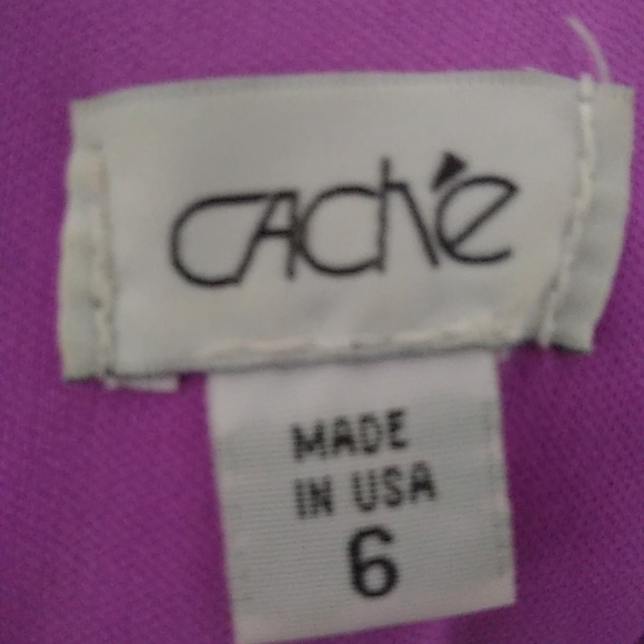 Cache Prom Dress Purple Size 6 - Picture 6 of 6